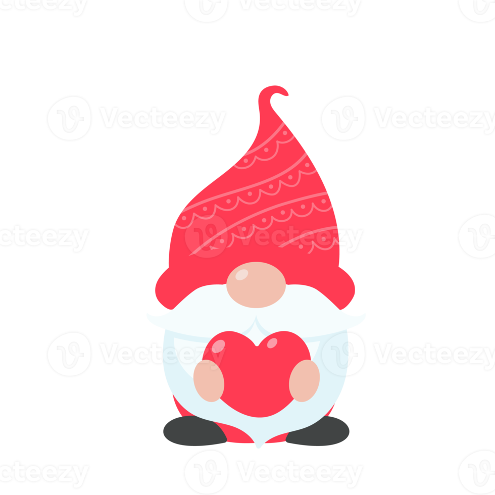 Christmas gnome. A little gnome wearing a red woolen hat. celebrate on christmas png