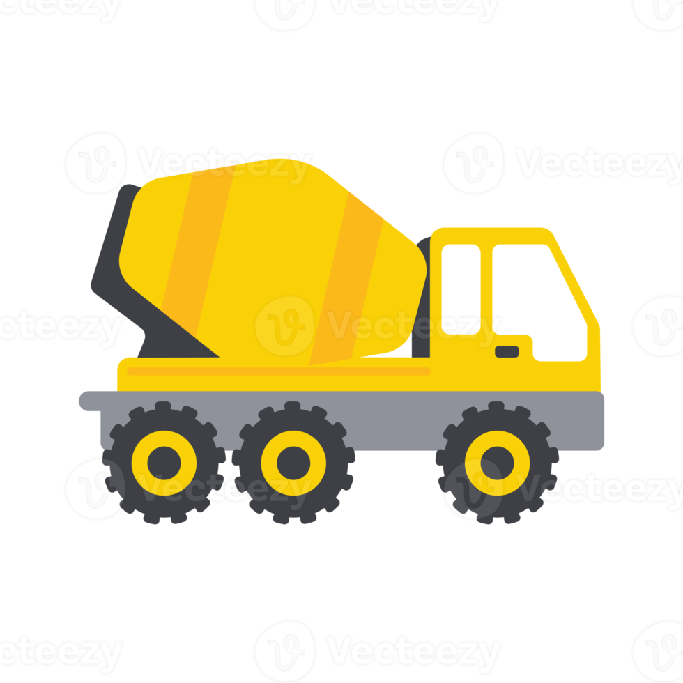 Automobile Building Construction Machinery Toys for boys Isolated on background. png