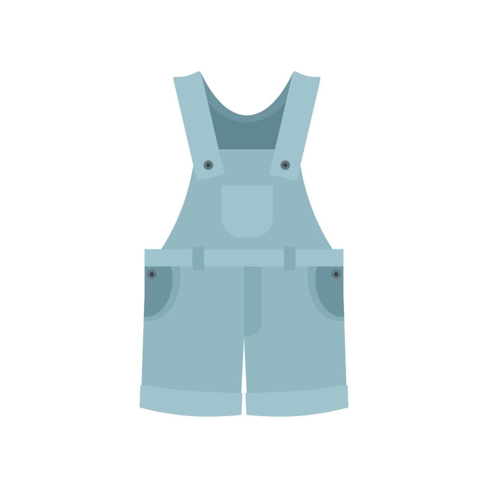 Worker clothes icon, flat style vector