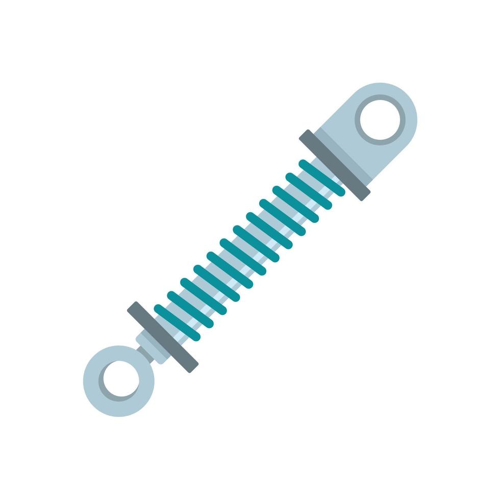 Car shock absorber icon, flat style vector