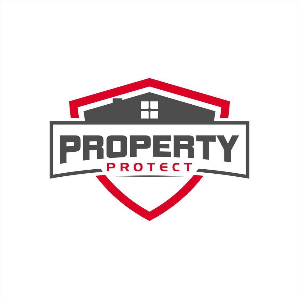 Property Guard Logo Design Shield Vector