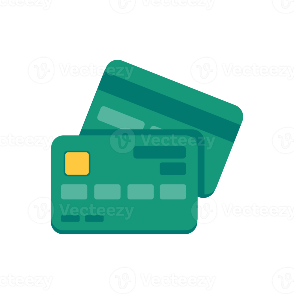 cash and credit card payment concept png