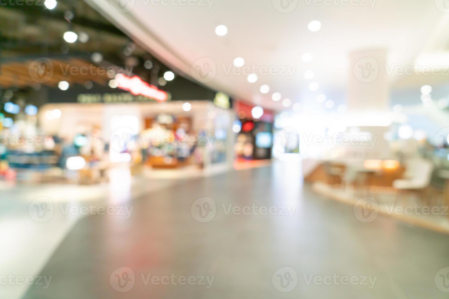 desenfoque abstracto y centro comercial de lujo desenfocado y tienda minorista para el fondo foto