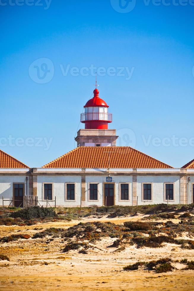 faro de cabo sardao, portugal foto