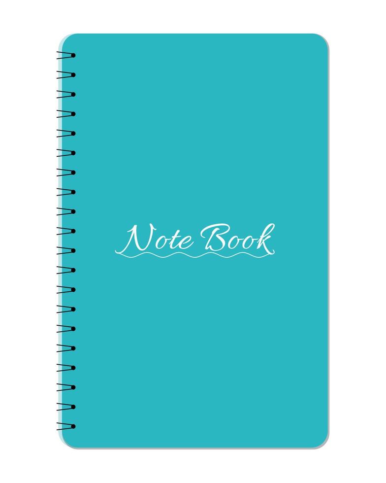 Realistic notebook vector illustration