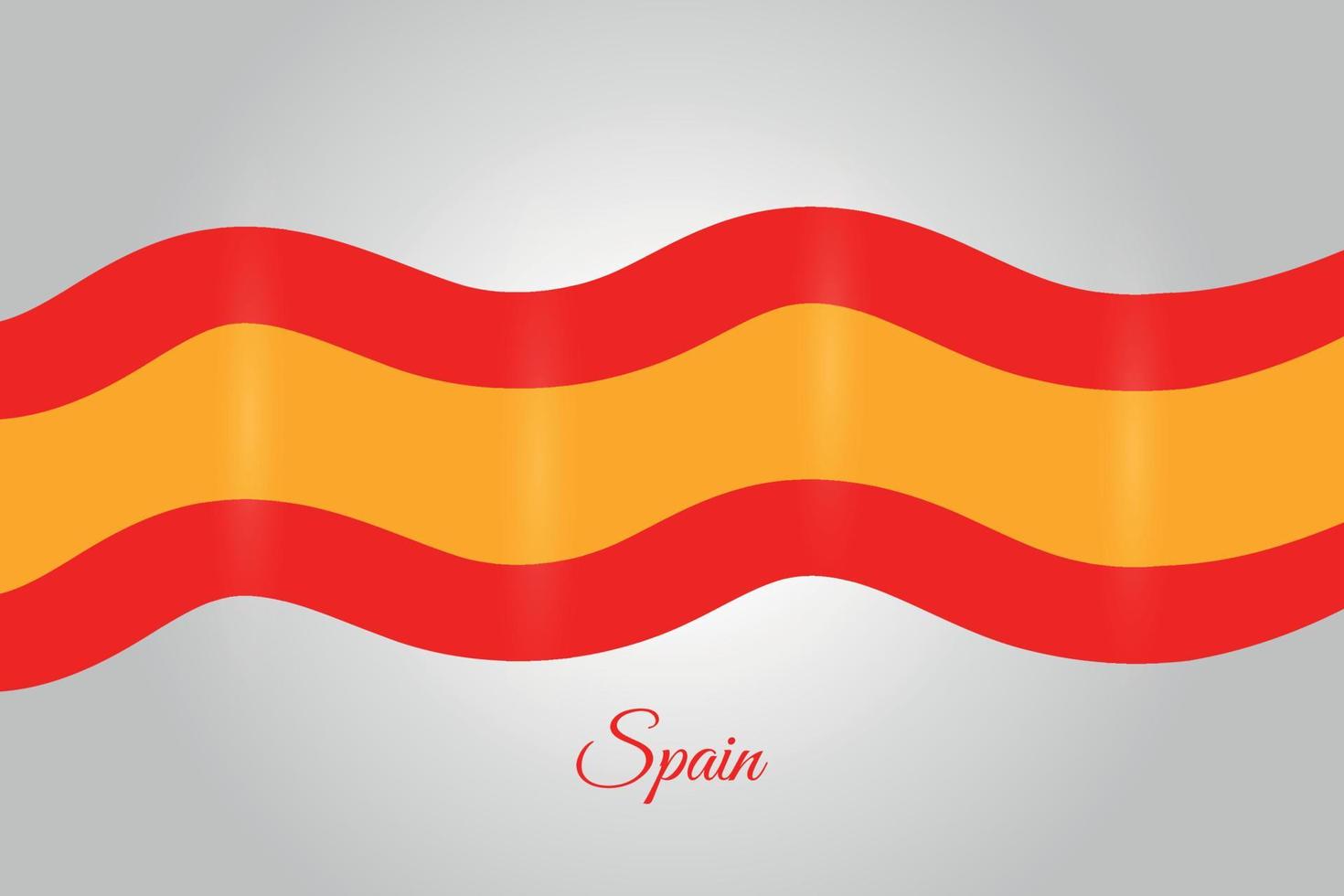 concepto de cinta de diseño de bandera de españa vector