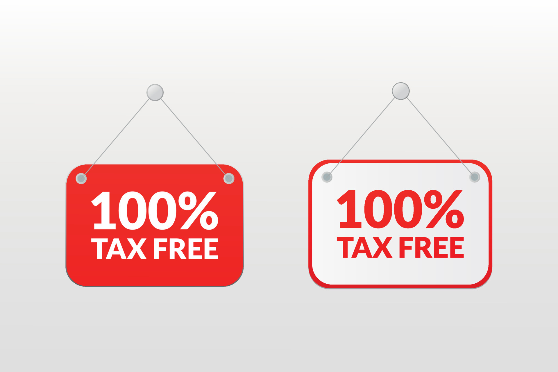 Tax free service abstract concept vector illustration 14631840 vector
