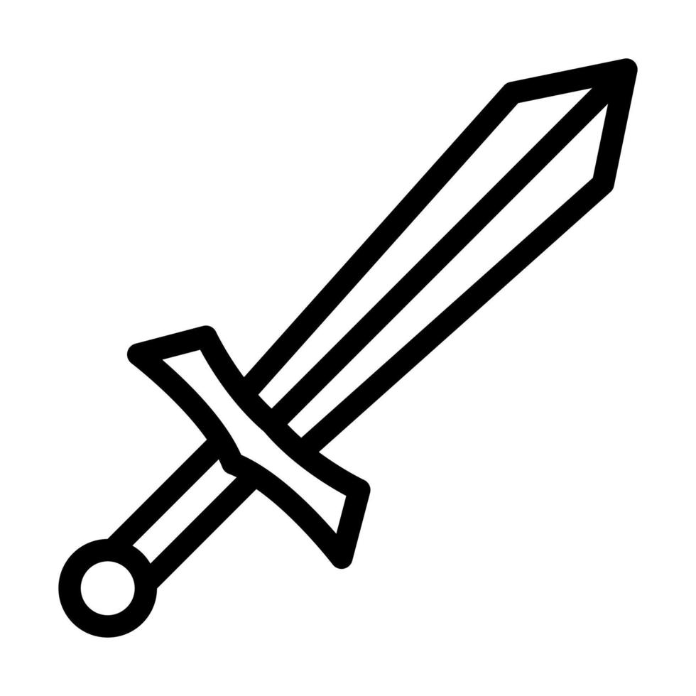 diseño de icono de espada vector