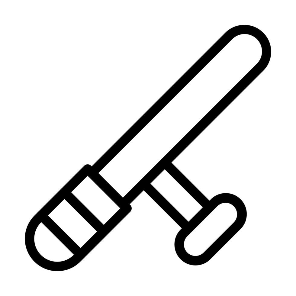 Baton Icon Design vector