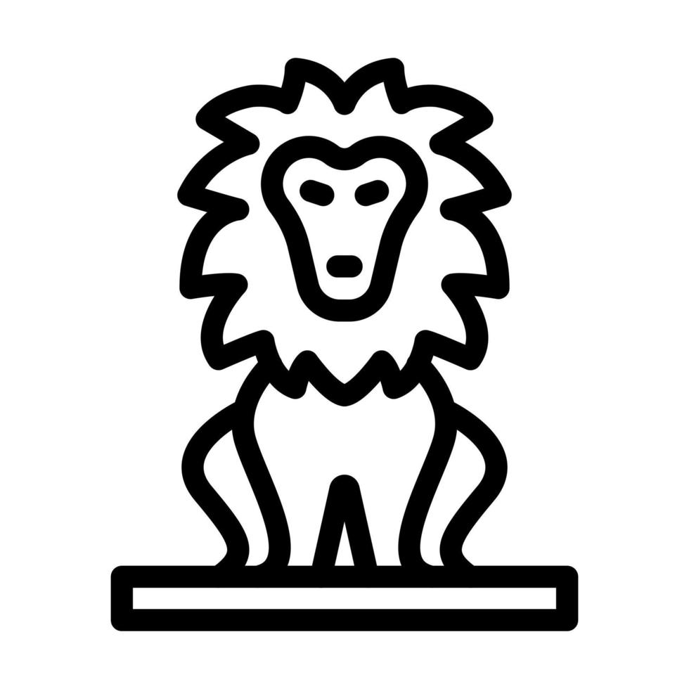 diseño de icono de león vector