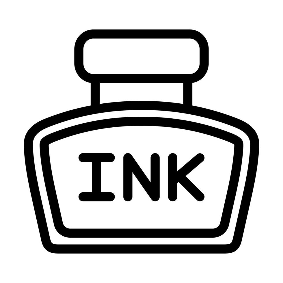 diseño de icono de tinta vector