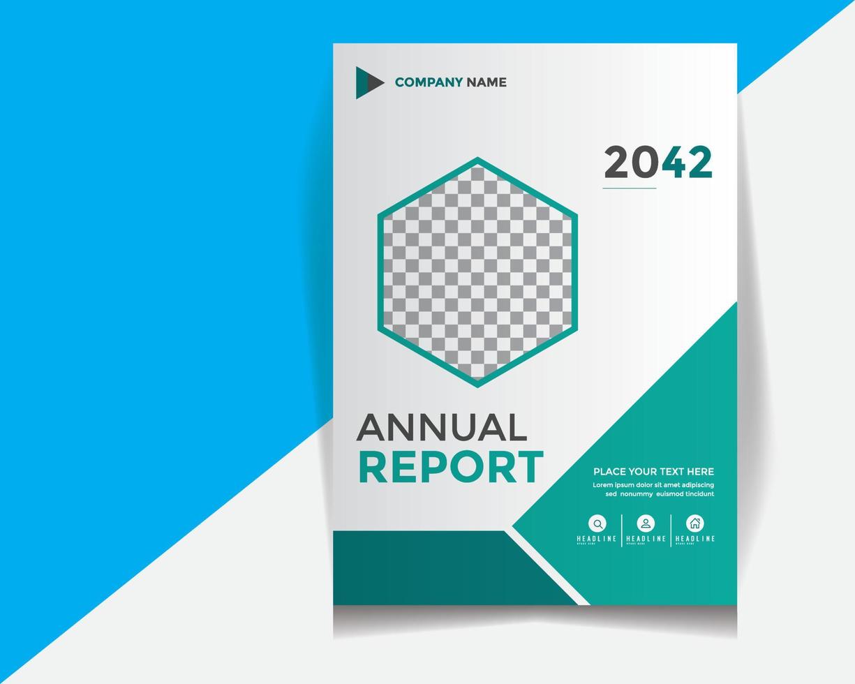 Corporate business annual report cover, book cover or flyer design. Leaflet presentation. Catalog with Abstract geometric background. Modern publication poster magazine, layout, template. A4 size. vector