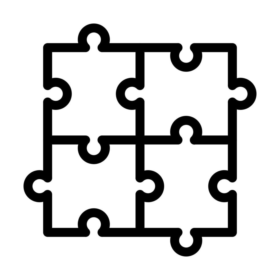 Puzzle Icon Design vector