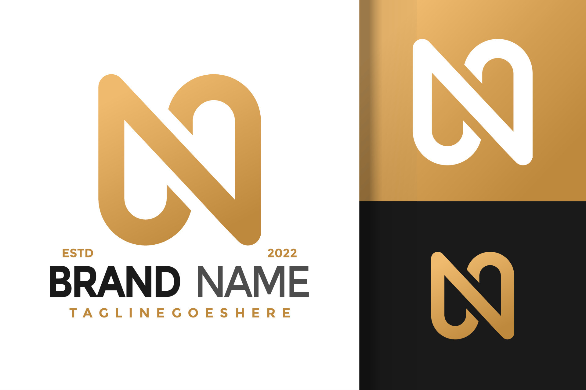 Letter N Logo Design for business and company identity with luxury concept  19514641 Vector Art at Vecteezy