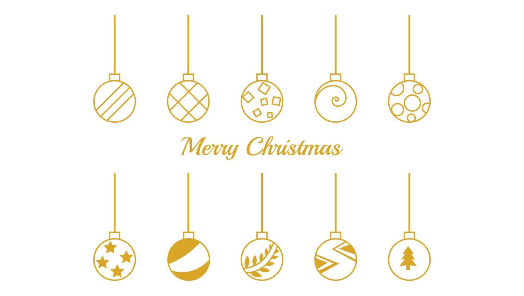 Vector Christmas Ornaments Free Vector Download