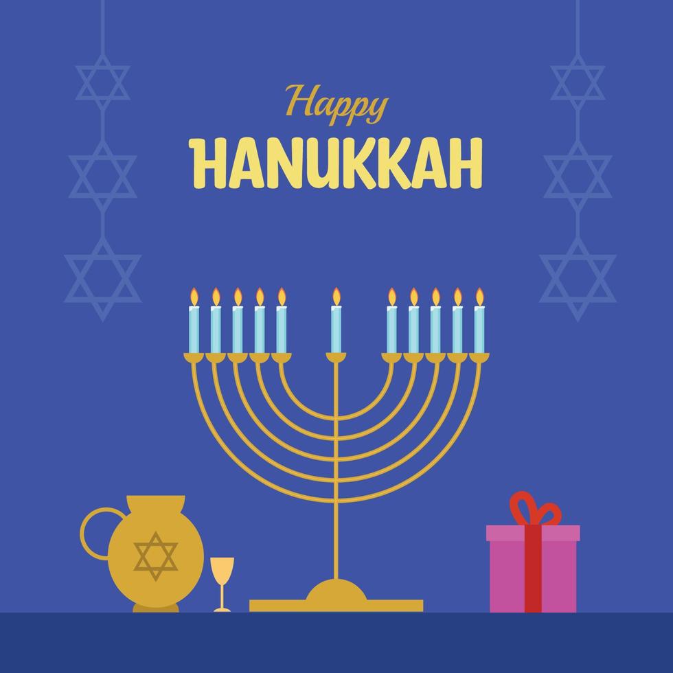 Free Vector of Happy Hanukkah