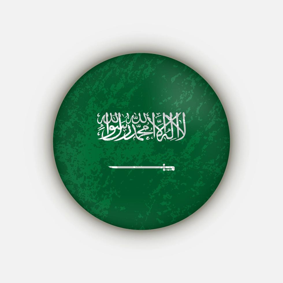 Country Saudi Arabia. Saudi Arabia flag. Vector illustration.