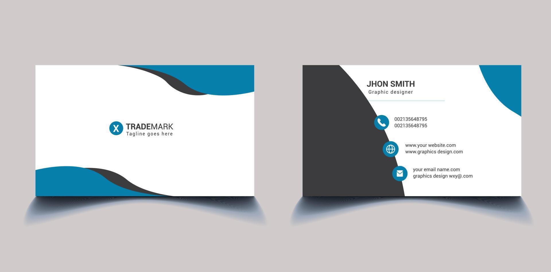 Business card design vector