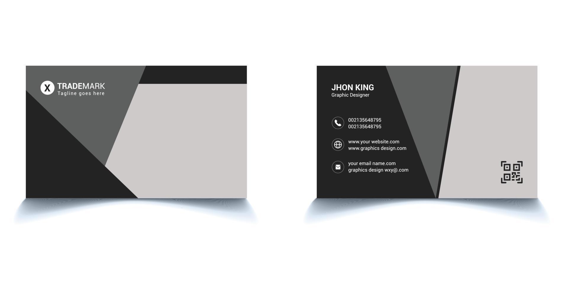 Business card design vector