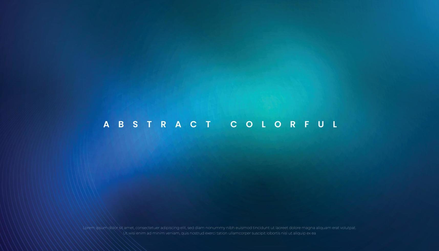 Abstract Colorful Gradient Blurred Background vector