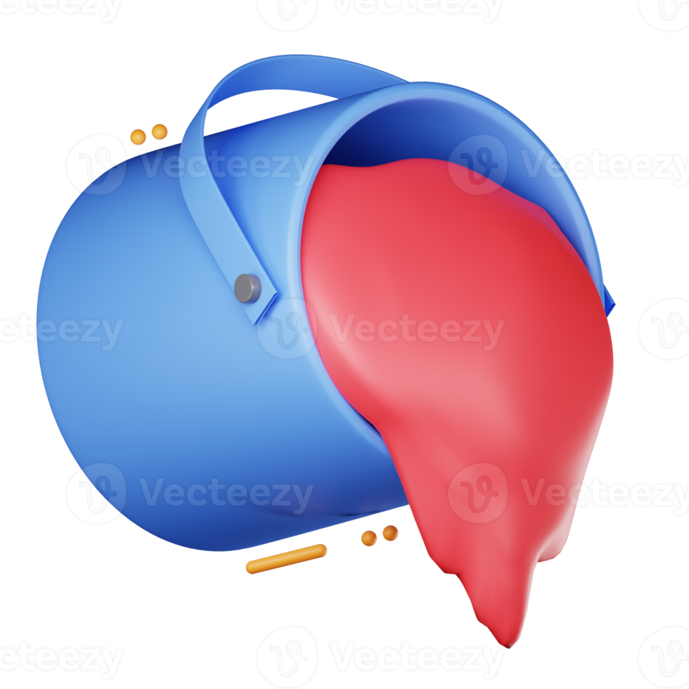 3d color buchet graphic design illustration png