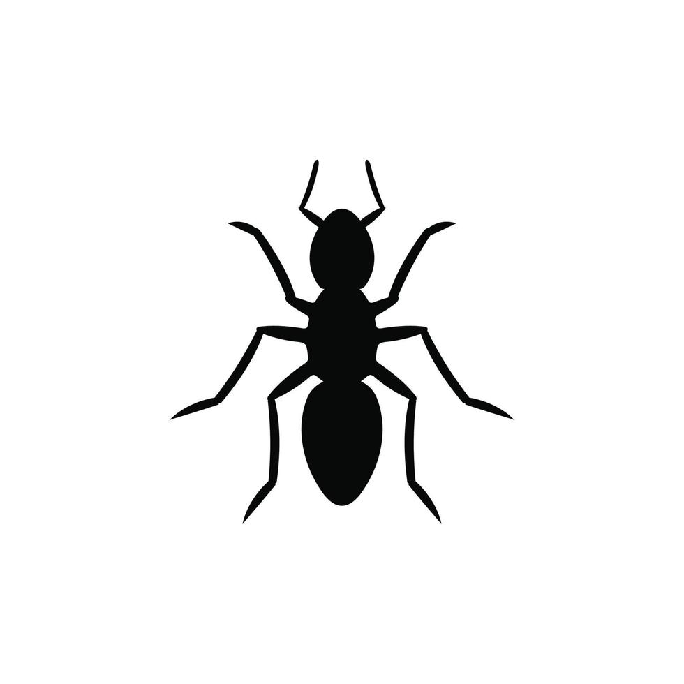 Ant simple flat icon vector