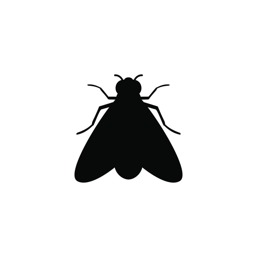 Fly simple flat icon vector