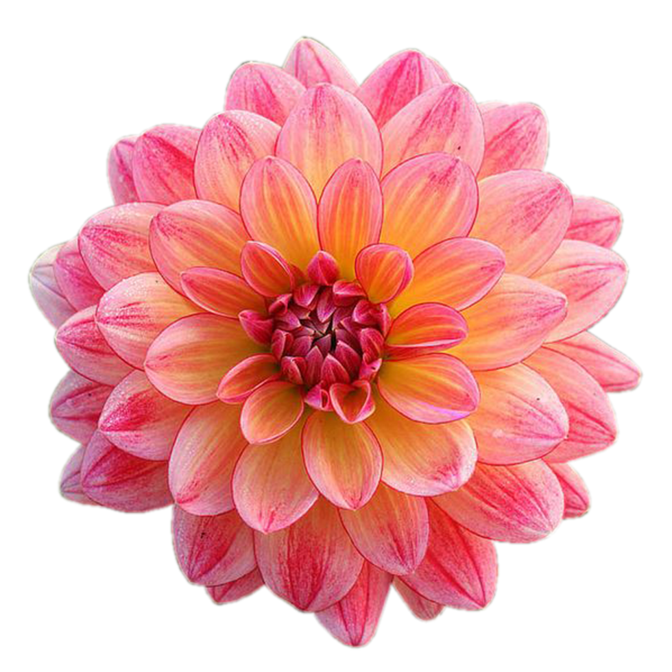 Dahlienblüte transparent png