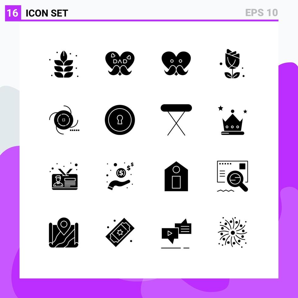 Stock Vector Icon Pack of 16 Line Signs and Symbols for private gravitational imerican galaxy cosmos Editable Vector Design Elements