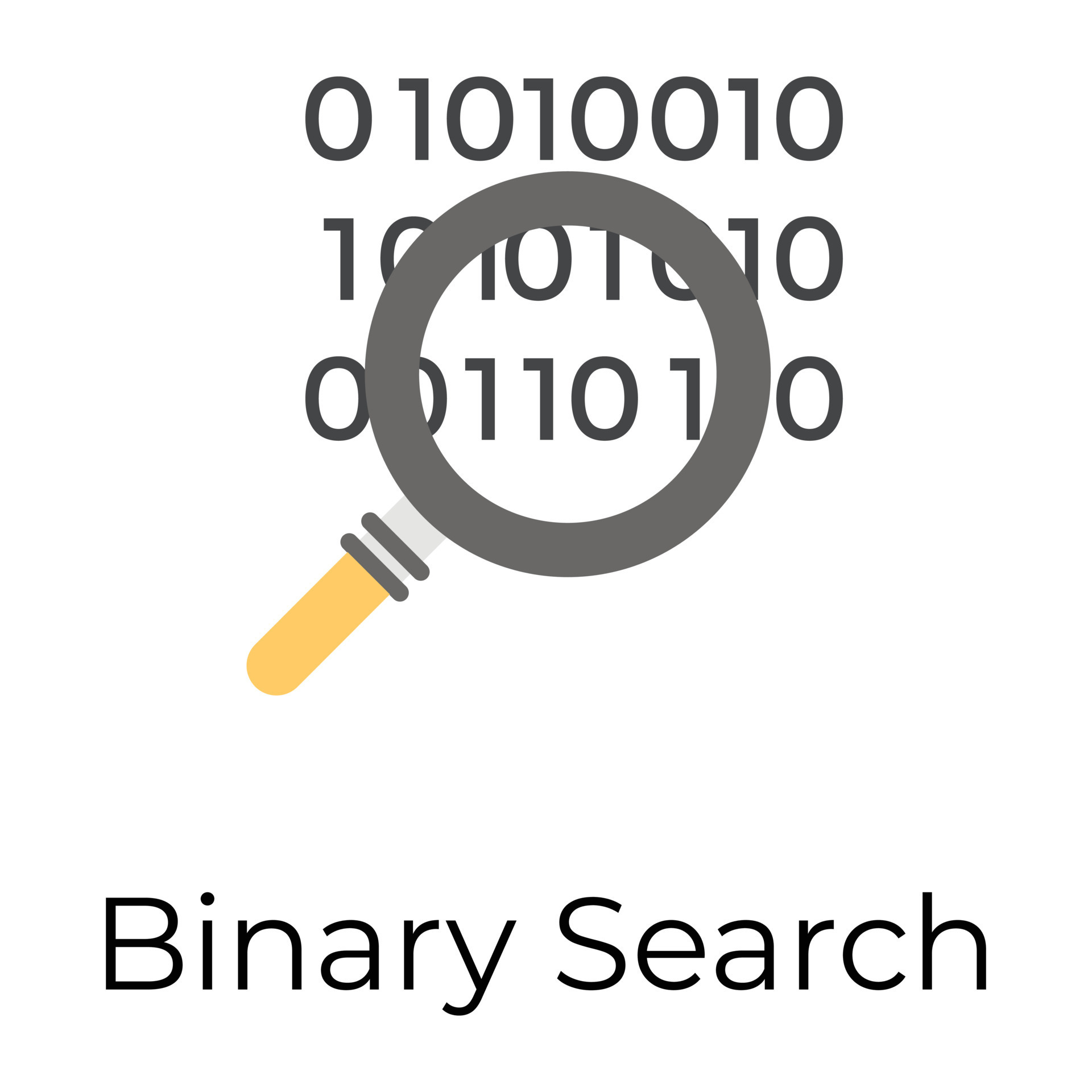 Trendy Binary Search 14635429 Vector Art at Vecteezy