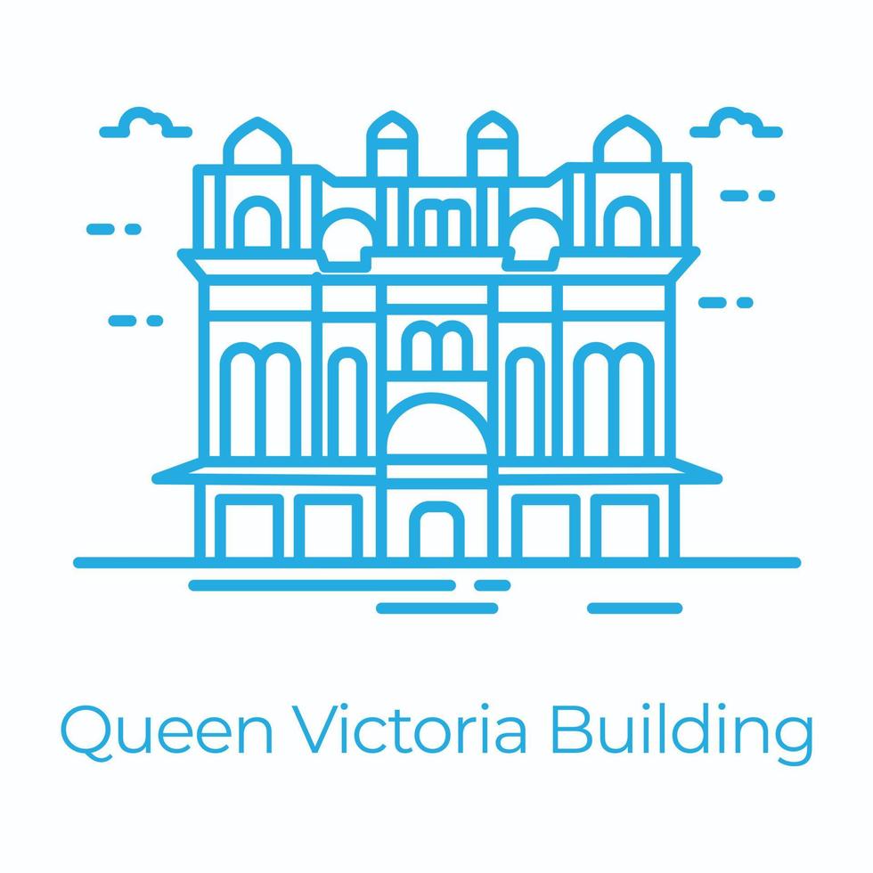 Queen Victoria Building vector