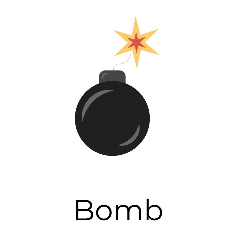 Trendy Bomb Concepts vector