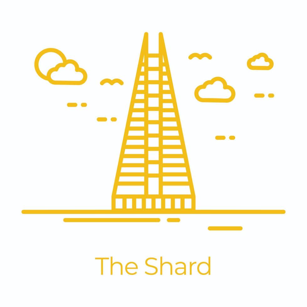 Trendy The Shard vector