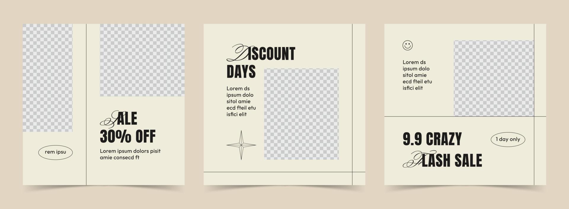 Hino instagram post template vector