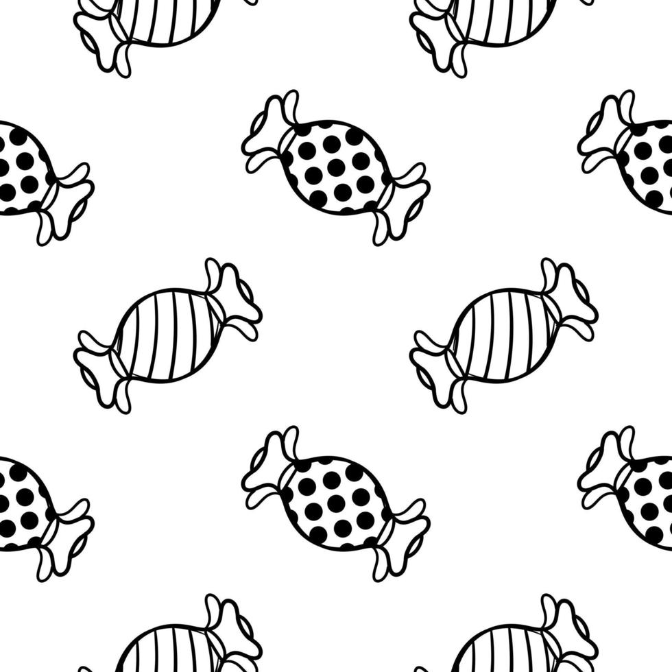 candy seamless pattern 2 vector