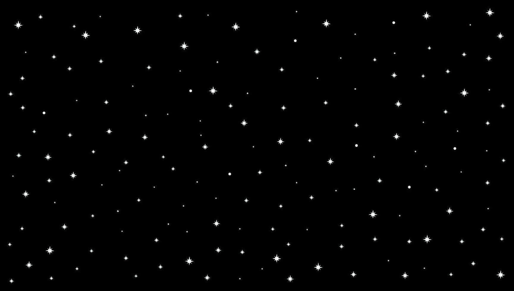 Galaxy pattern on a dark space background. vector