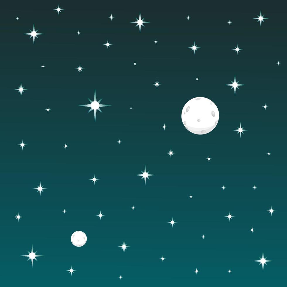 Night background with full of sparkling stars. Galaxy pattern. vector