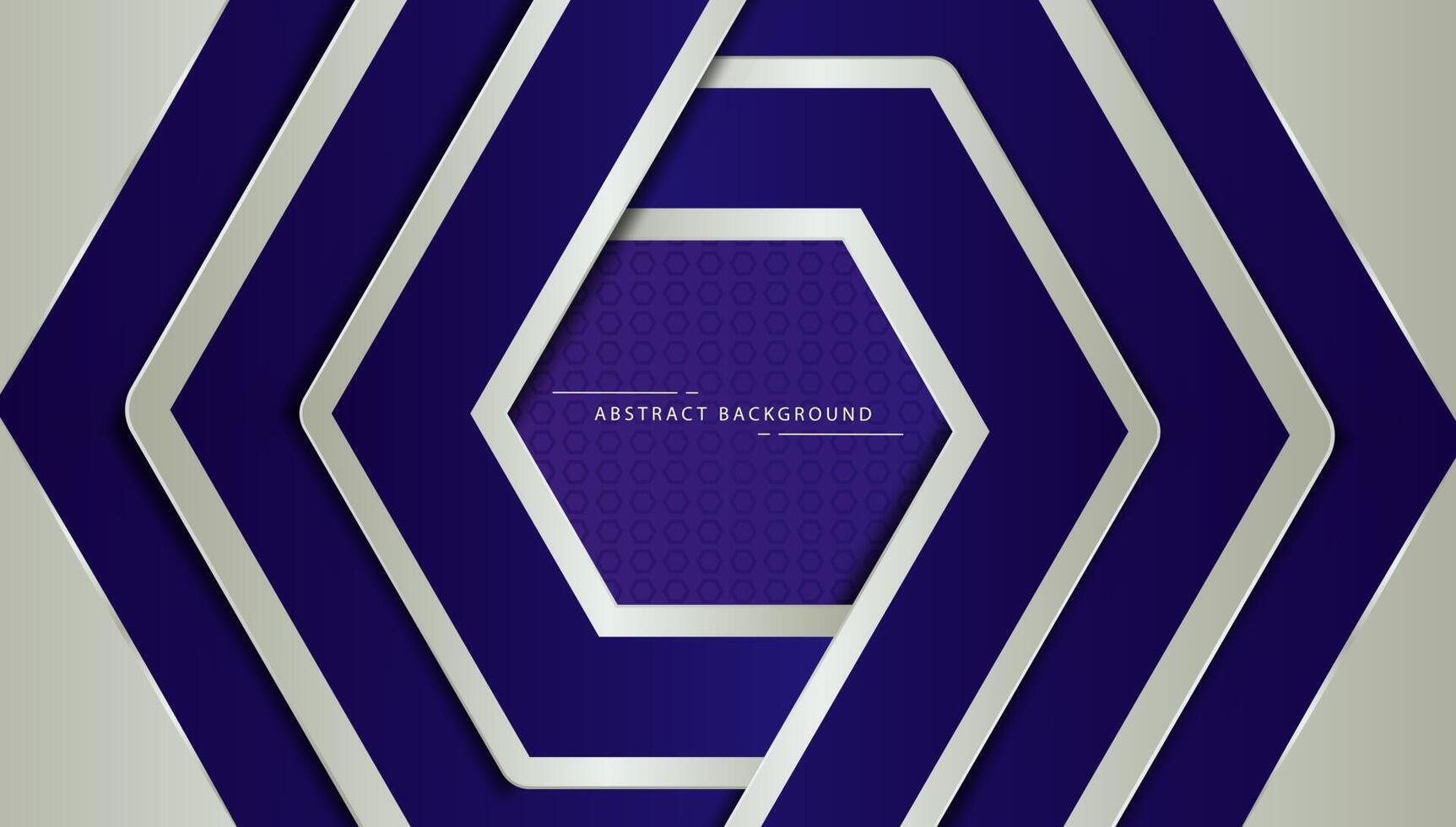 Abstract hexagonal shape modern blue light line background shape vector