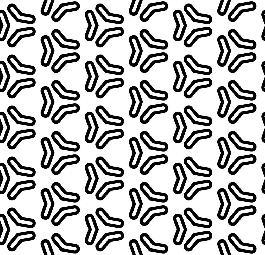 Black and white seamless abstract pattern. Background and backdrop. Grayscale ornamental design. Mosaic ornaments. Vector graphic illustration.
