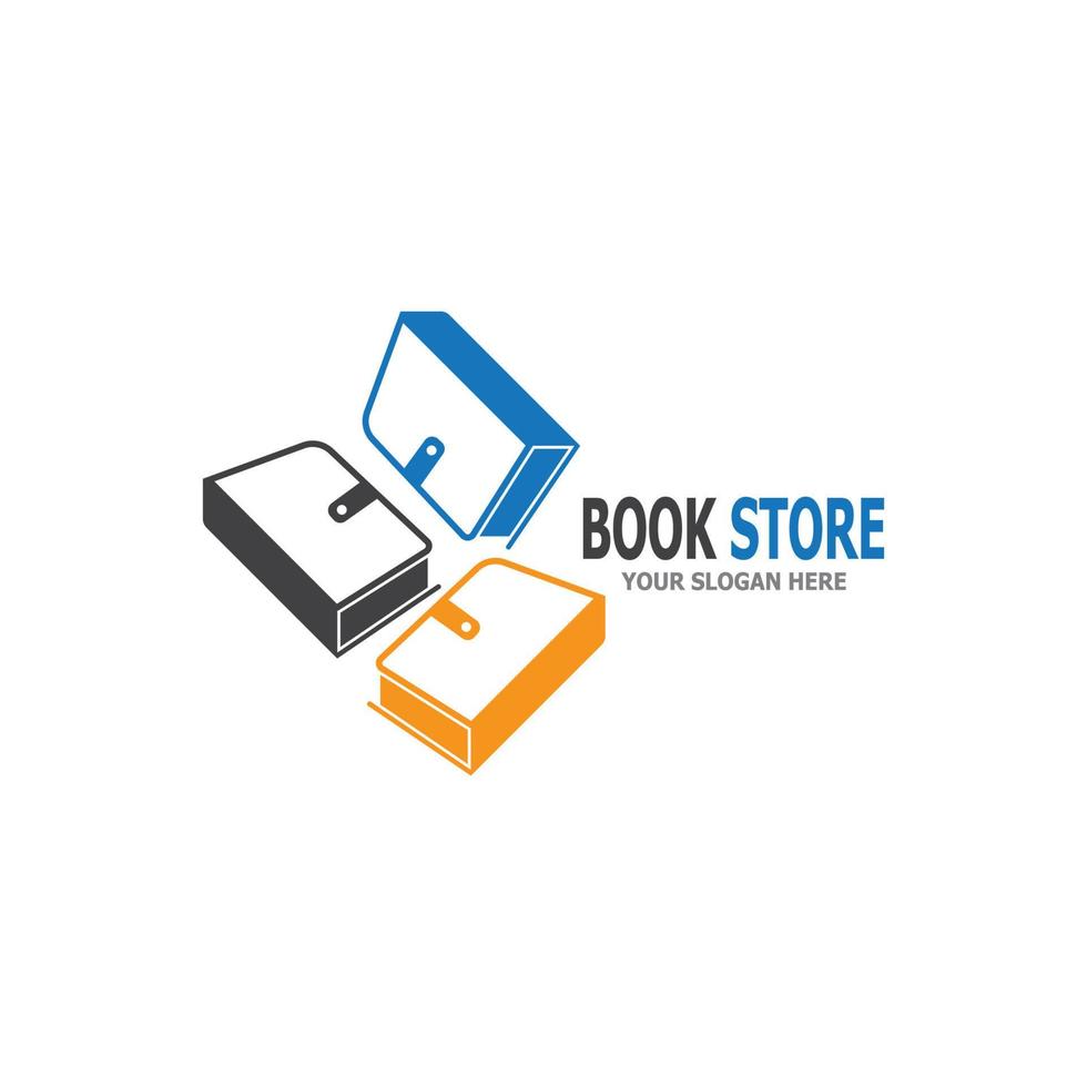 Book icon and symbol vector template