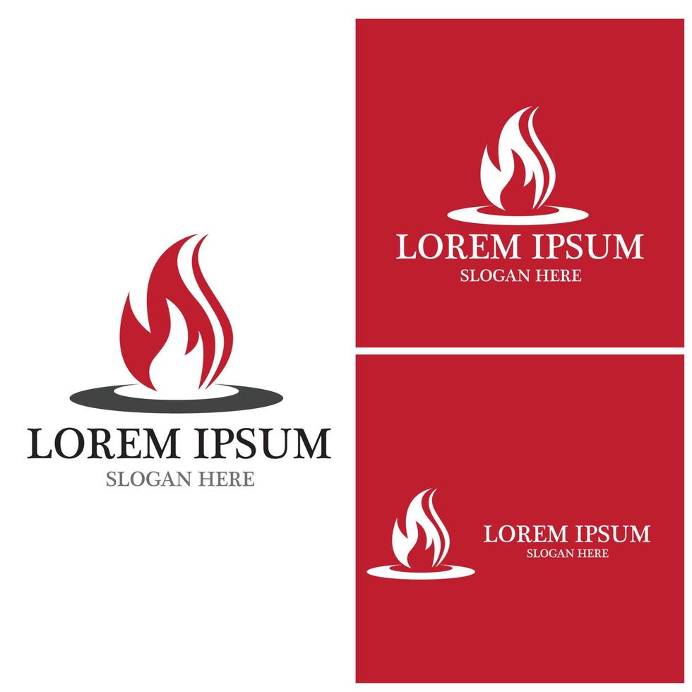 Fire flame icon and symbol vector illustration
