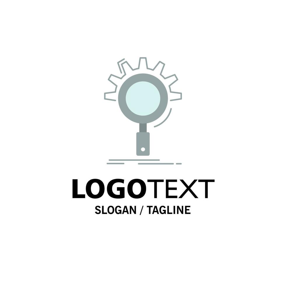 seo search optimization process setting Flat Color Icon Vector