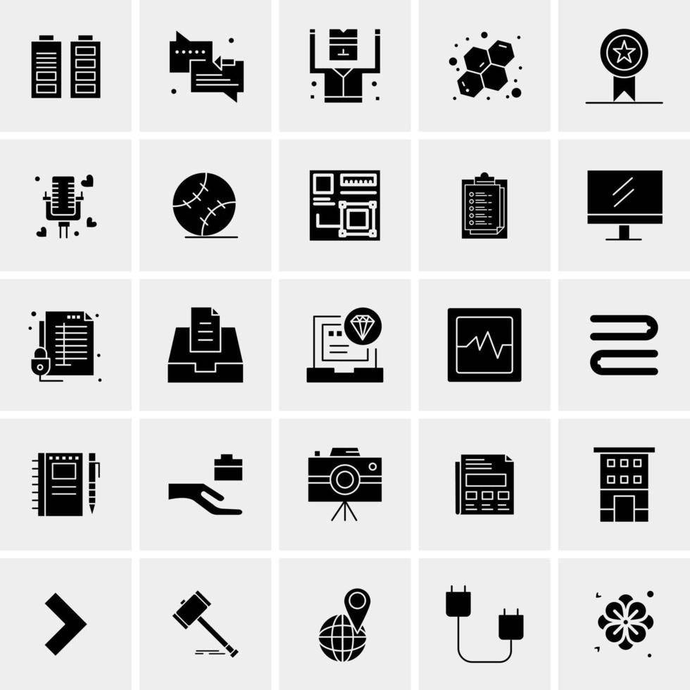 25 Universal Business Icons Vector Creative Icon Illustration to use in web and Mobile Related project