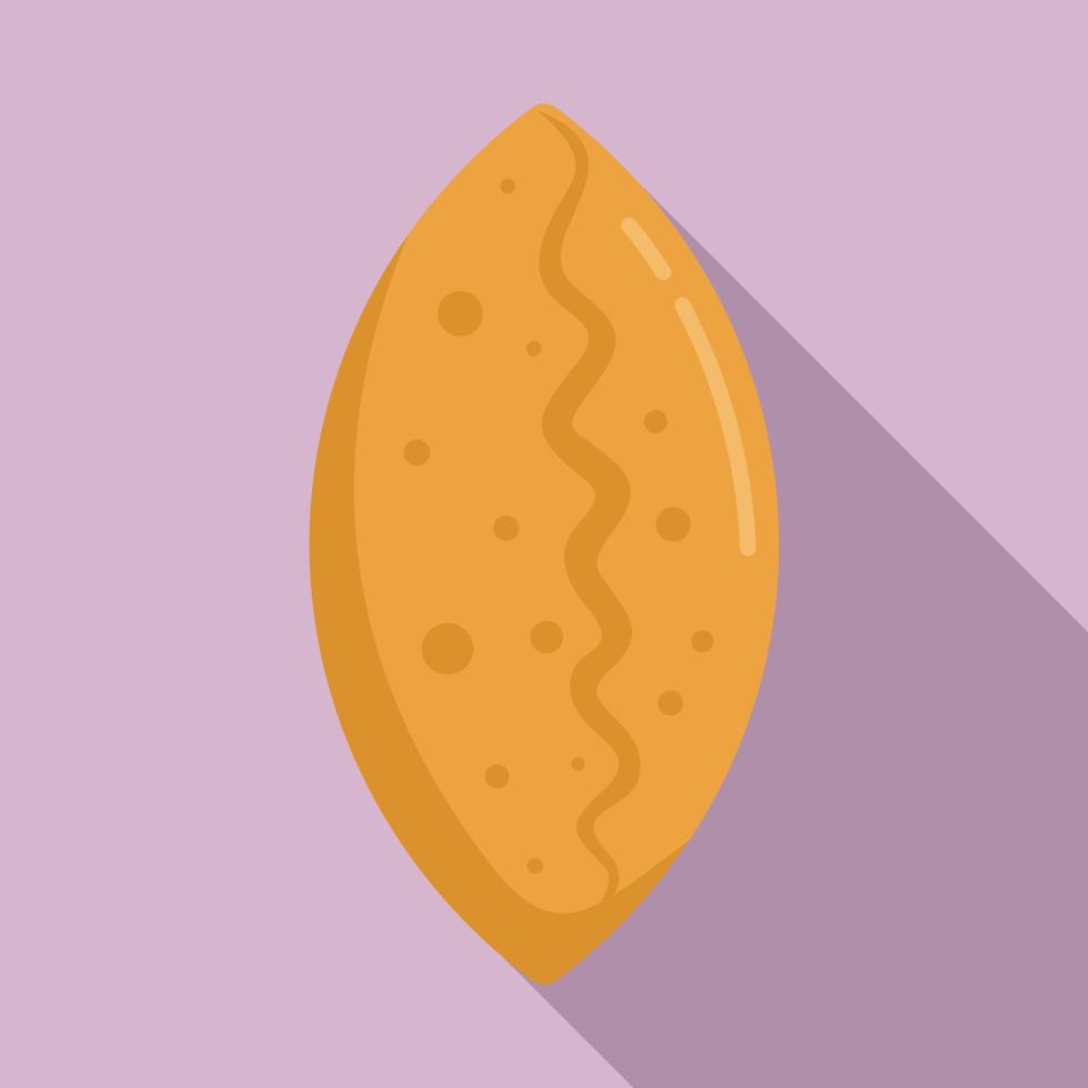 icono de hamburguesa, tipo plano vector