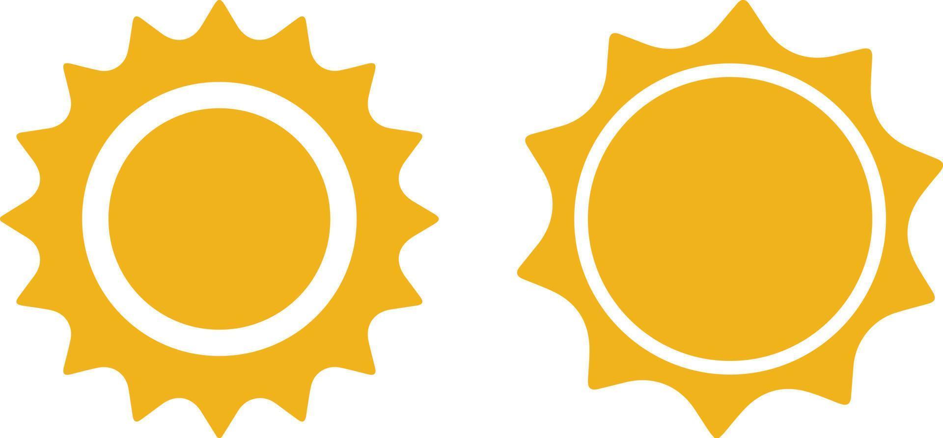 Shine sun ray . Sunshine vector sign. Sunset icon