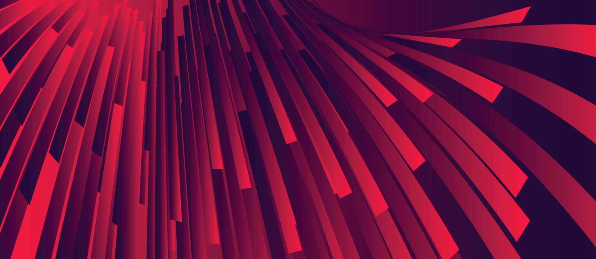 fondo abstracto geometría básica rojo en capas y superposición y elemento de sombra ilustración vectorial vector