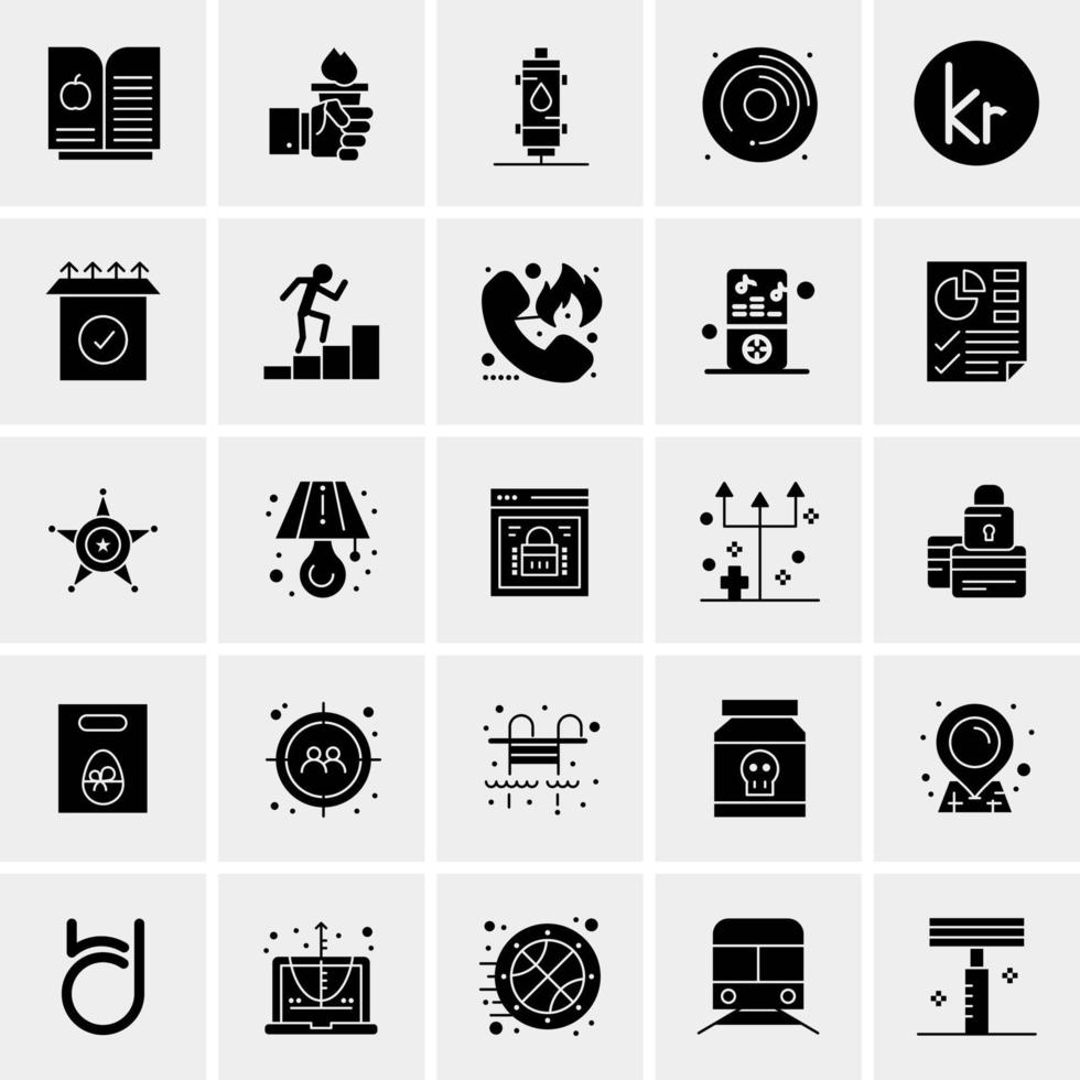 25 Universal Business Icons Vector Creative Icon Illustration to use in web and Mobile Related project