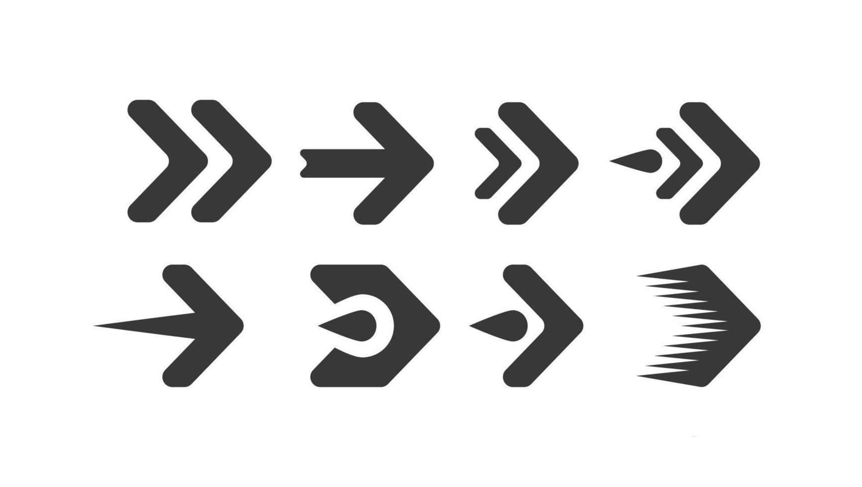 Vector graphic of  arrows