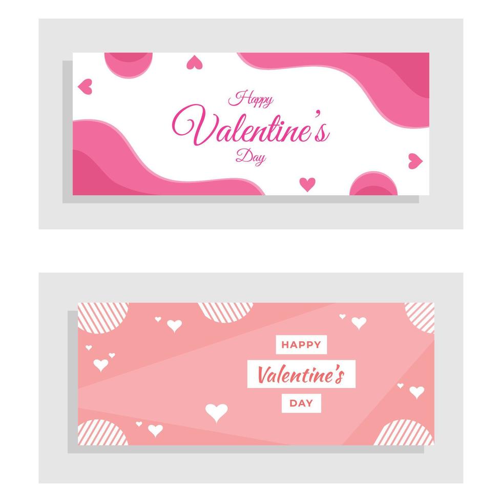 Happy Valentine's Days Banner Design vector