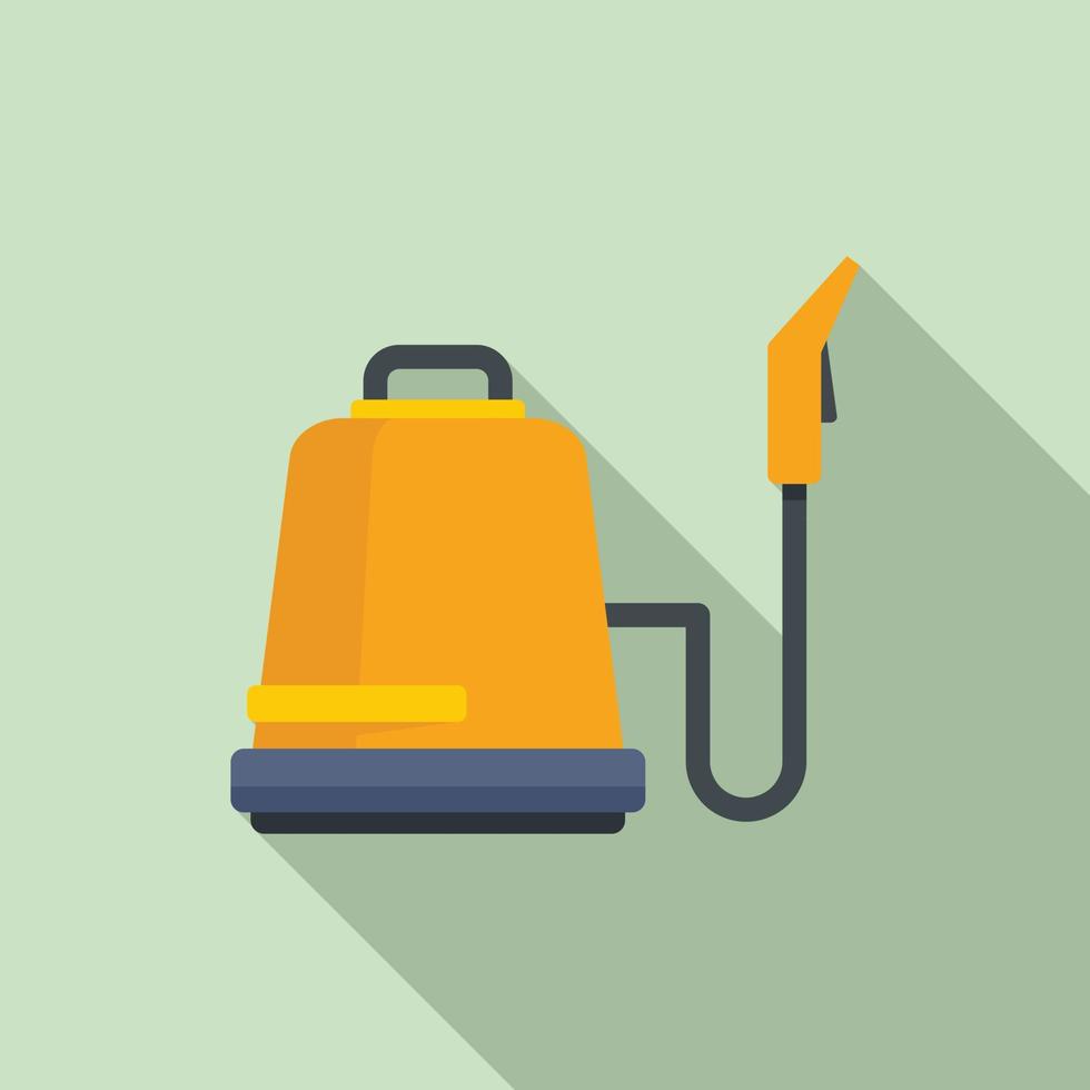 Professional steam cleaner icon, flat style vector